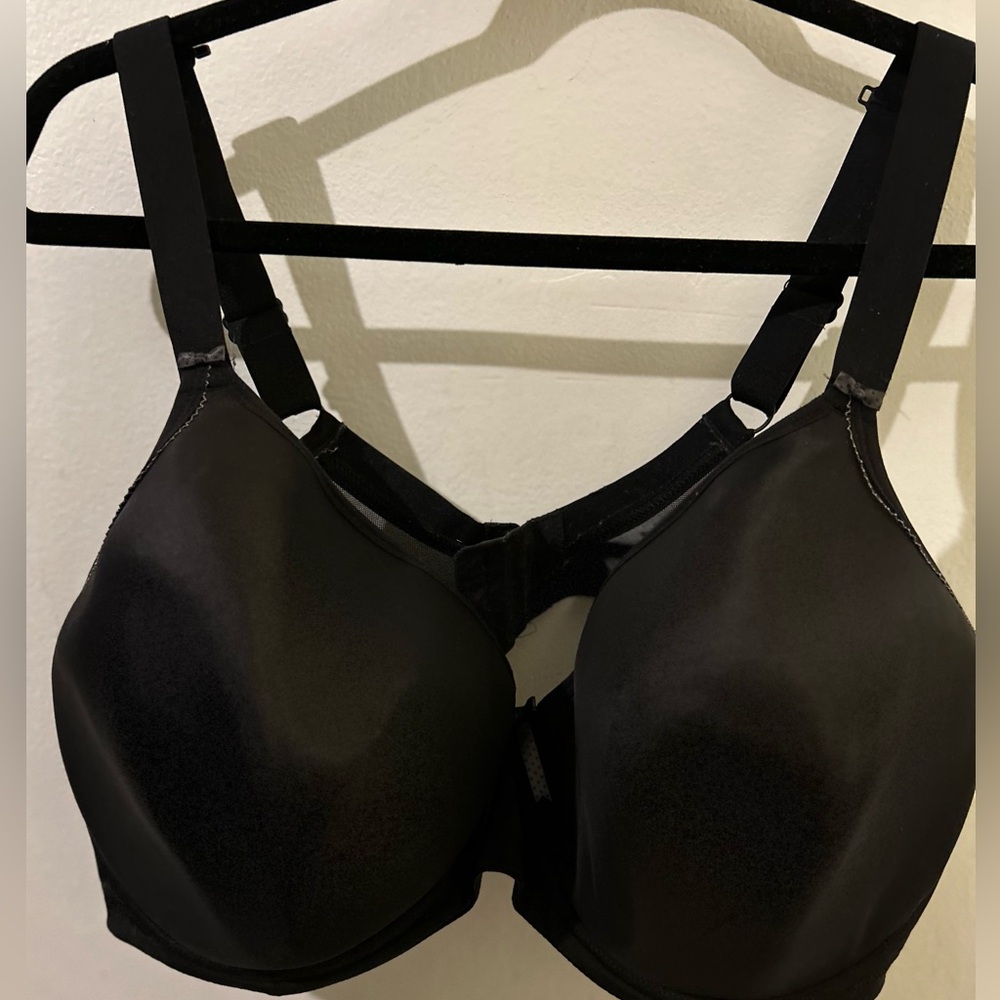 Elomi Bijou Black Underwire Banded Molded Cup Bra EL8722 brand sz 42G / US 42i